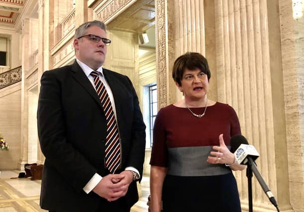 DUP leader Arlene Foster has previously described the idea of building a tunnel or bridge to Scotland as 'positive'.