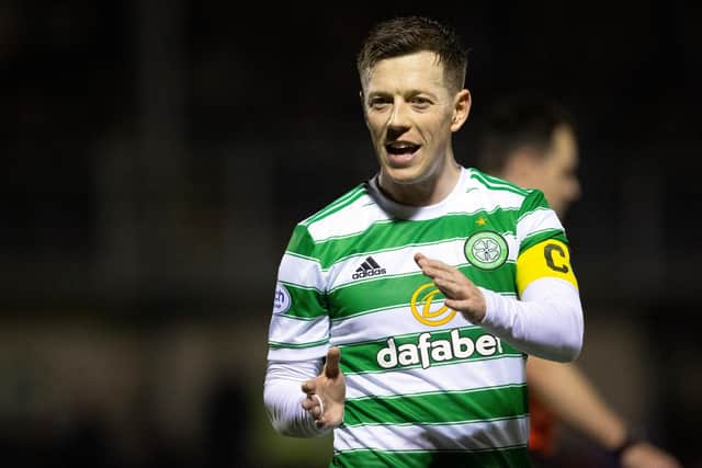 Celtic's Callum McGregor could feature against Rangers after making a surprise return to training.  (Photo by Alan Harvey / SNS Group)
