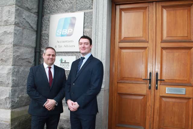 SBP's John Hannah and Stuart Clark.
