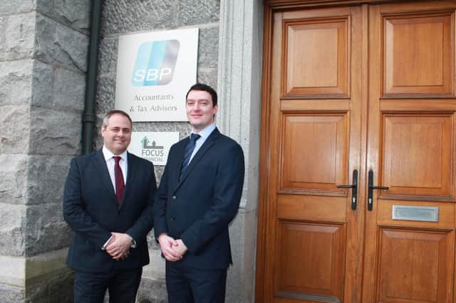 SBP's John Hannah and Stuart Clark.