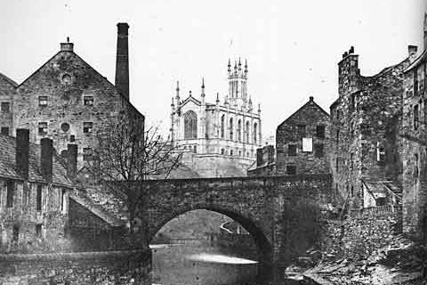 The Water of Leith at Dean Village.