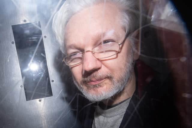 File photo dated 13/01/20 of Julian Assange. Julian Assange's extradition to the United States is expected to move one step closer today. Westminster Magistrates' Court is formally expected to issue an order to extradite the WikiLeaks founder after years of legal toing and froing. Issue date: Wednesday April 20, 2022.
