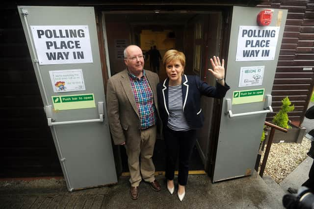 Nicola Sturgeon's resignation as First Minister has been followed by several other resignations, with her husband Peter Murrell quitting as SNP chief executive (Picture: Andy Buchanan/AFP via Getty Images)