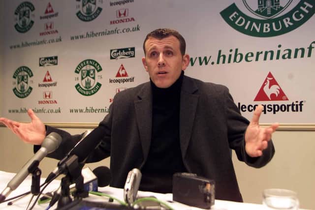 Franck Sauzee was sacked after just two months in charge of Hibs in 2002.