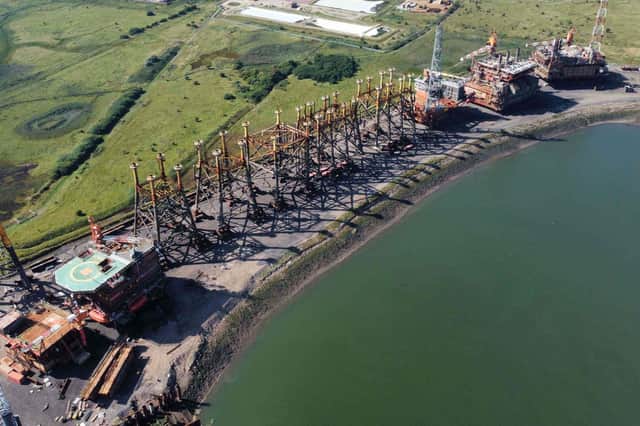 The OGUK report suggests up to 95 per cent of decommissioned oil and gas infrastructure could be recycled or repurposed, with potential for reuse within the industry or in green tech for carbon capture and storage, offshore wind farms , geothermal energy or hydrogen production