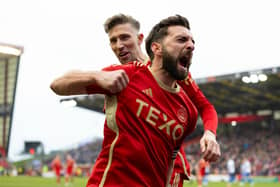 Graeme Shinnie scored one of the goals in Aberdeen's 3-1 win over Kilmarnock.