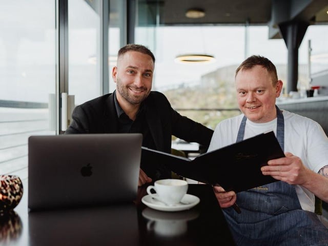 Owner Stefano Pieraccini and Head Chef Davy Aspin