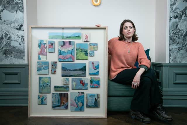 Ella Williams and her winning piece