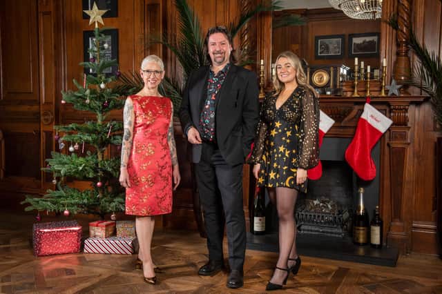 The Judges, Anna Campbell-Jones, Michael Angus and Kate Spiers search for Scotland’s Christmas Home of The Year 2021.