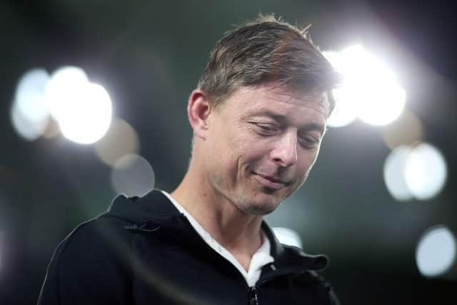 Malmo's Danish head coach Jon Dahl Tomasson. (Photo by Ronny Hartmann / AFP) (Photo by RONNY HARTMANN/AFP via Getty Images)