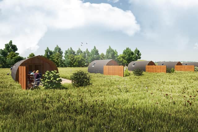 The pods on Mull will sit naturally in the island landscape.
