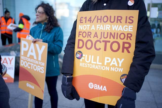 Junior doctors in Scotland have voted to strike. Picture: PA