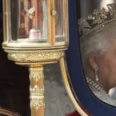 The Queen returns to Buckingham Palace after attending the State Opening of Parliament in 2010. The Queen's famous Diamond Diadem and jewels from the monarch's collection are to go on show at royal residences to mark the Platinum Jubilee.