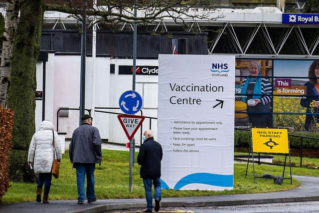 A quarter of vaccination scheduled appointments were missed at the Lowland Hall vaccination centre over the weekend. (Credit: Lisa Ferguson)