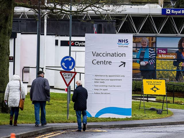 A quarter of vaccination scheduled appointments were missed at the Lowland Hall vaccination centre over the weekend. (Credit: Lisa Ferguson)