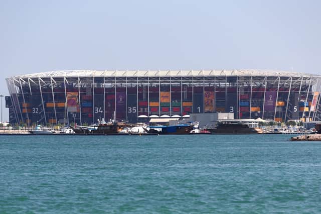 A general view of Stadium 974 ahead of the FIFA World Cup Qatar 2022
