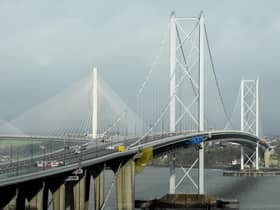 A trial diversion of traffic onto the Forth Road Bridge is planned for this month. Picture: Lisa Ferguson