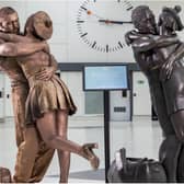 To mark the launch of its 2022 series, Love Island has taken over iconic statues depicting romance across the UK – with previous winners Paige Turley and Finley Tapp replicating the insta-worthy Wincher’s Stance statue in Glasgow.