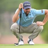 Scott Jamieson lines up a putt on the 16th hole in the first round of the DS Automobiles Italian Open at Marco Simone Golf Club in Rome. Picture: Stuart Franklin/Getty Images.