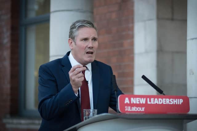 Sir Keir Starmer was due to talk about devolution but has postponed for the time being.
