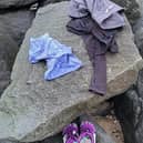 The clothes left at the beach (Pic: Kinghorn RNLI)