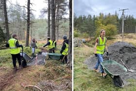 Thanks to the hard work of the volunteers, the path is now ready for winter.