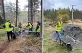 Thanks to the hard work of the volunteers, the path is now ready for winter.