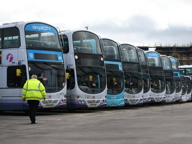 Aberdeen-headquartered FirstGroup operates one of the biggest bus fleets in the UK. Picture: John Devlin