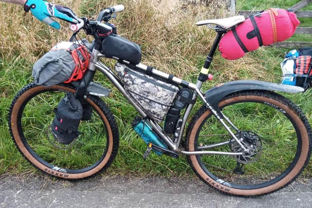 Bikepackers ride light. (Photo by Alastair Dalton/The Scotsman)