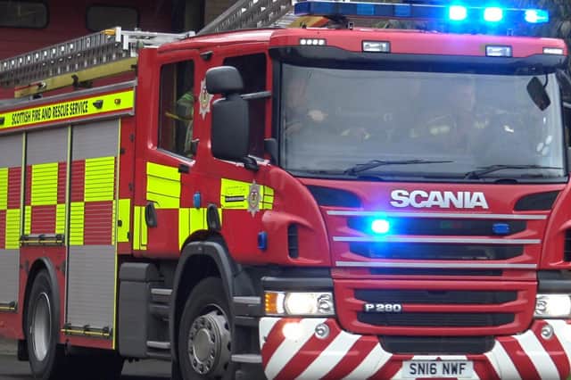 A Scottish Fire and Rescue Service vehicle