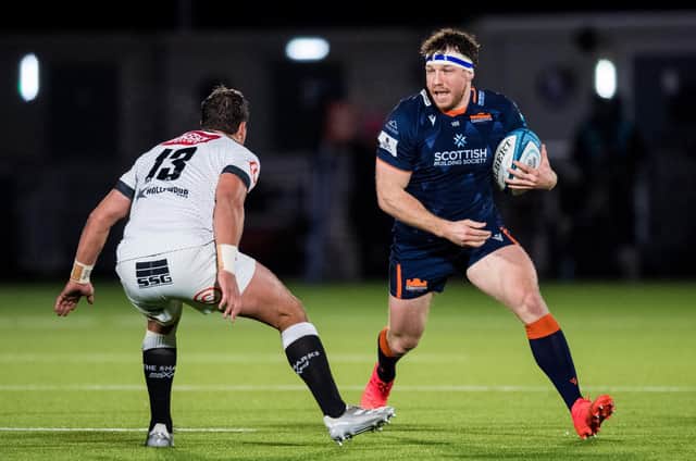 Hamish Watson played the full match for Edinburgh against Sharks on Saturday. (Photo by Ross Parker / SNS Group)