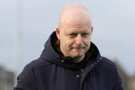 Hearts manager Steven Naismith insists Lawrence Shankland missed the win over Spartans due to illness amid ongoing transfer speculation.  (Photo by Mark Scates / SNS Group)