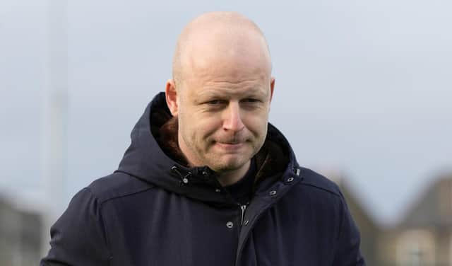 Hearts manager Steven Naismith insists Lawrence Shankland missed the win over Spartans due to illness amid ongoing transfer speculation.  (Photo by Mark Scates / SNS Group)