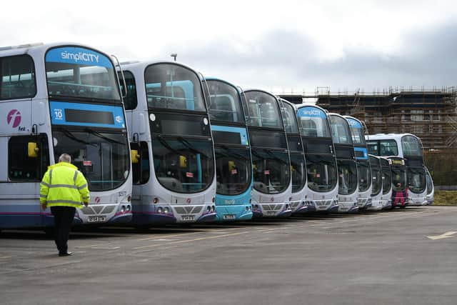 Aberdeen-headquartered FirstGroup operates one of the biggest bus fleets in the UK. Picture: John Devlin