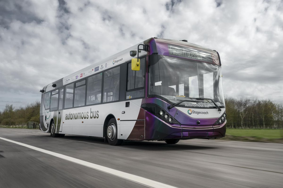 Passengers due to ride ‘world&#8217;s most ambitious and complex’ autonomous buses across Forth Road Bridge by January