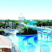 The main pool with slides at the TUI BLUE Tropical