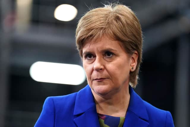 First Minister Nicola Sturgeon. Picture: Andrew Milligan/PA Wire