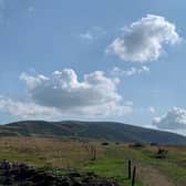 Rescue teams sent out after a male paraglider crashed near the summit of Tinto Hill in South Lanarkshire (Photo: Moffat Mountain Rescue Team).