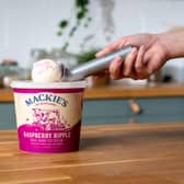Mackie's Raspberry Ripple Ice cream