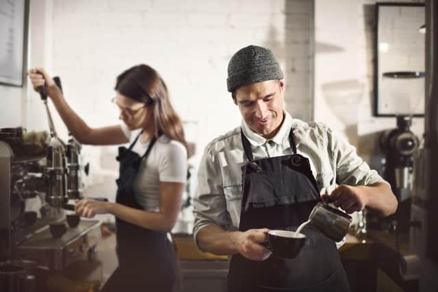 Small businesses such as coffee shops could save money by having a smart meter installed.