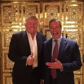 US President Donald Trump and Reform UK leader Nigel Farage.