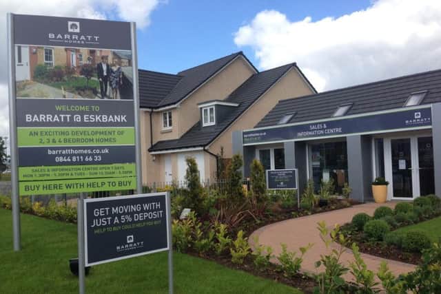 A Barratt housing development at Eskbank. Picture: Contributed