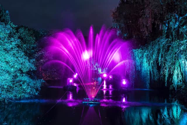 The Botanic Lights show in Edinburgh is being staged for the third year in a row.