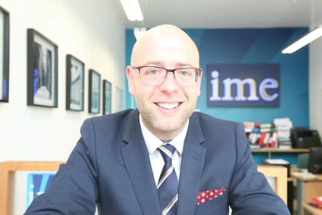 Iain Mercer is the managing director of fast-growing Edinburgh agency IME Property. Picture: Contributed
