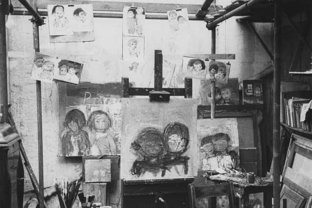 Joan Eardley is best known for her depiction of tenement children in Glasgow.