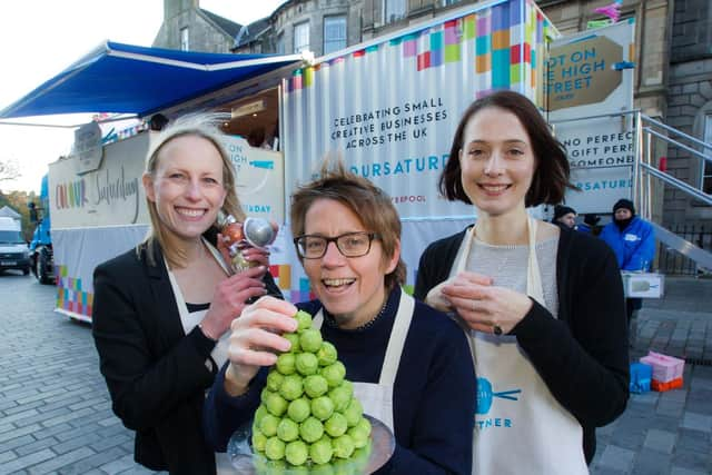 Left to right - Emma of Twenty-Seven, Sandra of Quirky Gift Library and Sarah of Minetta Jewellery. Picture: Contributed