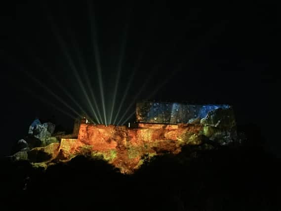 The 2016 Edinburgh International Festival opened up with the spectacular Deep Time event on the castle rock.