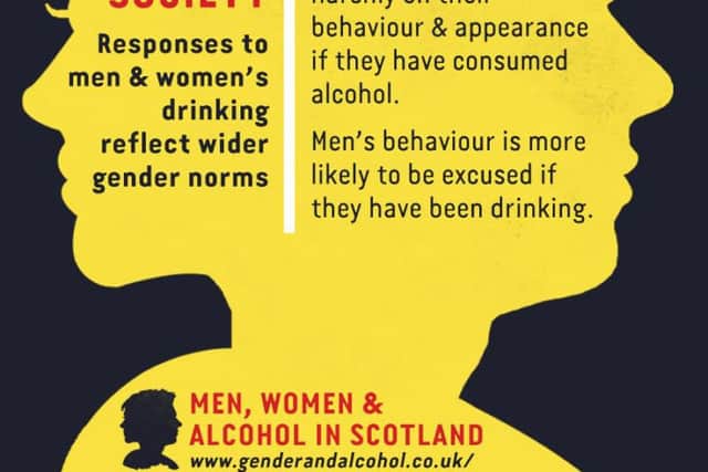 The research into how male and female drinking is portrayed was carried out by Glasgow Caledonian University (GCU) and the University of Glasgow.