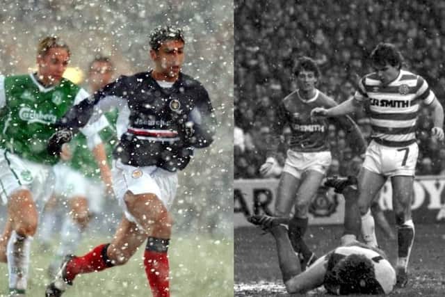 Hibs do battle with Dundee and an Old Firm Derby in the snow