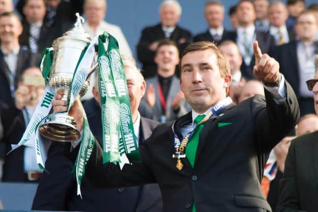 Alan Stubbs delivered a first Scottish Cup win for Hibs in 114 years, and a win rate of 58% - 58 wins, 19 draws and 11 losses - putting him level with McMichael